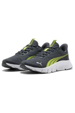PUMA Sneakers grigie e verdi running leggere Flexfocus Lite Modern Jr