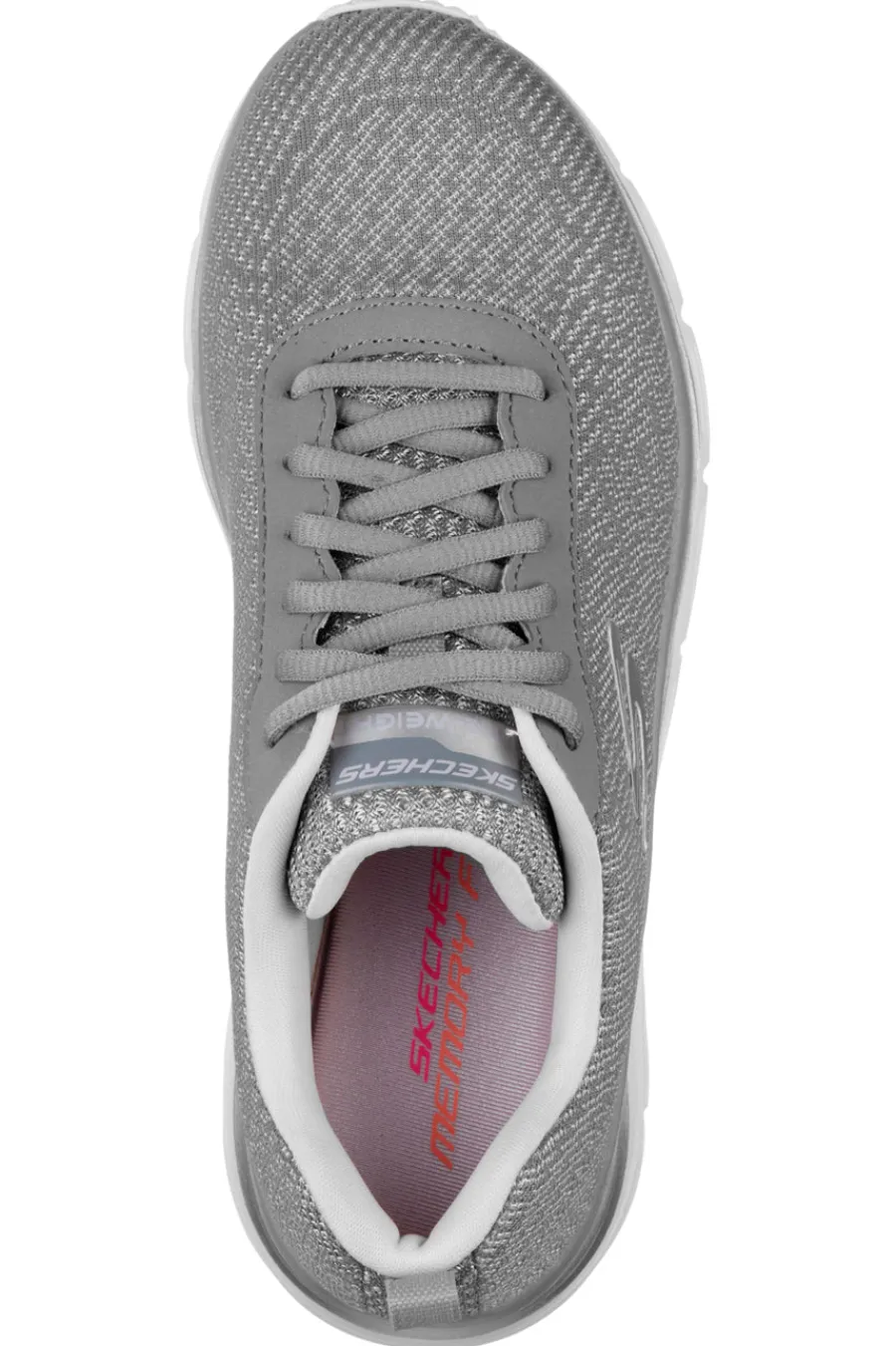 SKECHERS Sneakers grigie in mesh con memory foam Fashion fit bold boundaries GRIGIO Discount