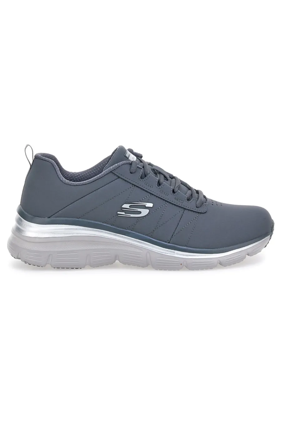 Donna SKECHERS Sneakers Grigie Fashion Fit-True Feels