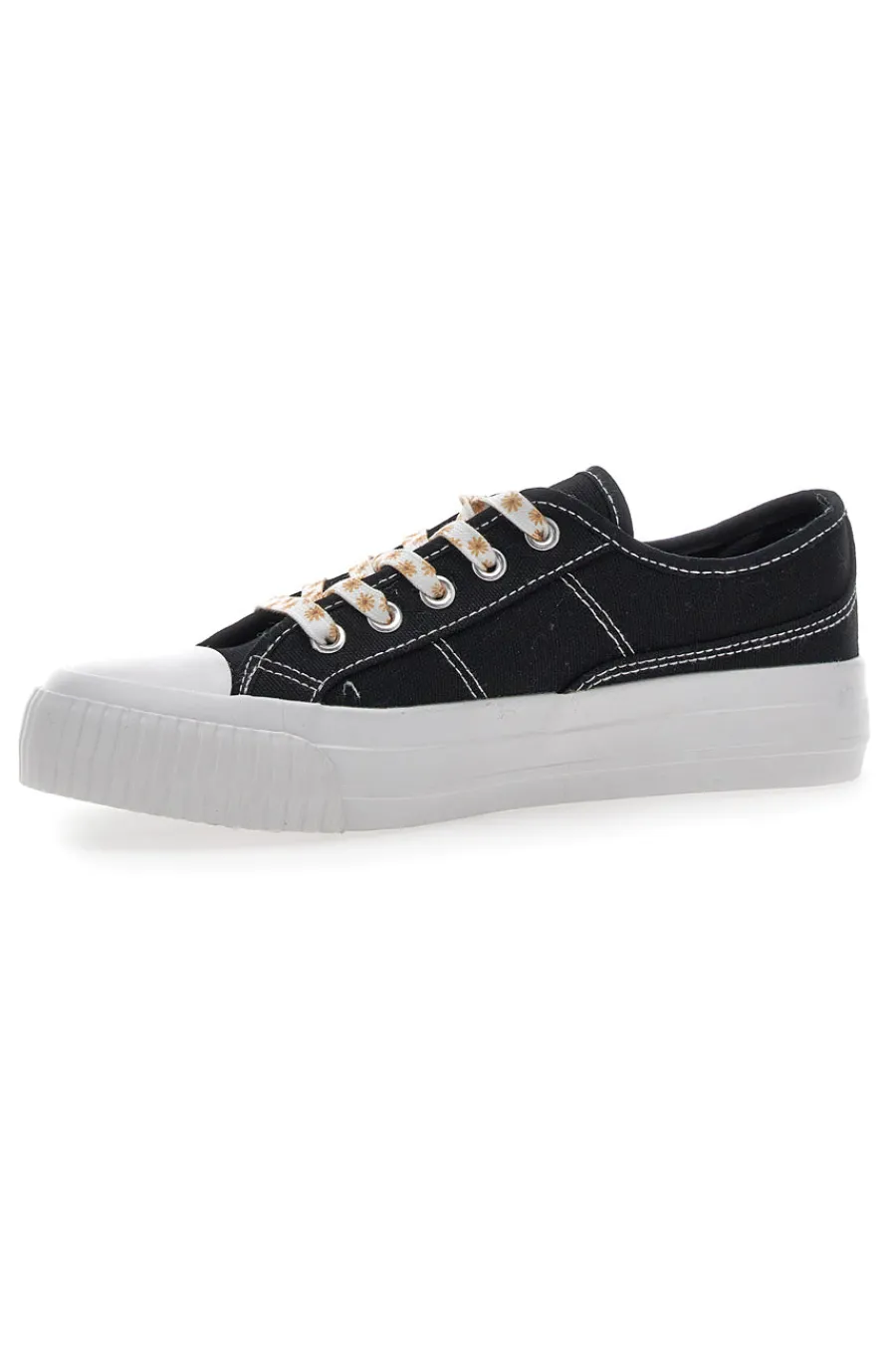 ME u0026 ME Sneakers in Tela Nere con Lacci Me & Me 1878 NERO Hot