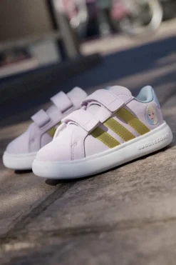 ADIDAS Sneakers lilla con dettagli Frozen e suola EVA Grand Court Elsa I