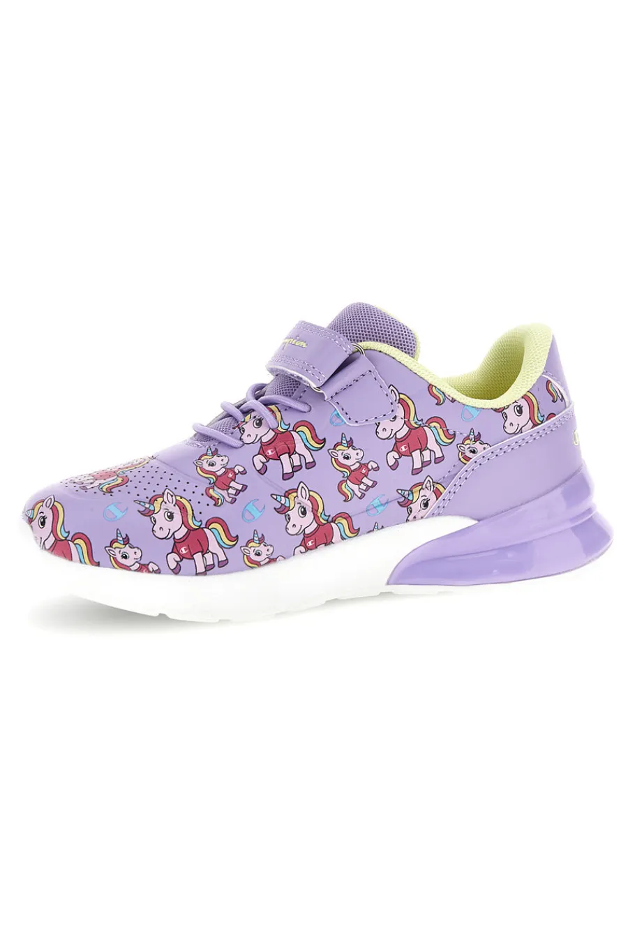 CHAMPION Sneakers lilla con fantasia stampata e strappo U Ps Low Cut