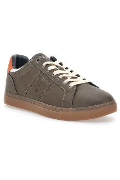 Uomo BEVERLY HILLS Sneakers marroni con dettagli arancio Polo BHM525120