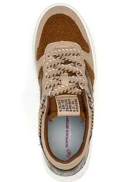 SOLO SOPRANI Sneakers Marroni Con Flatform Soprani Brescia MARRONE Discount