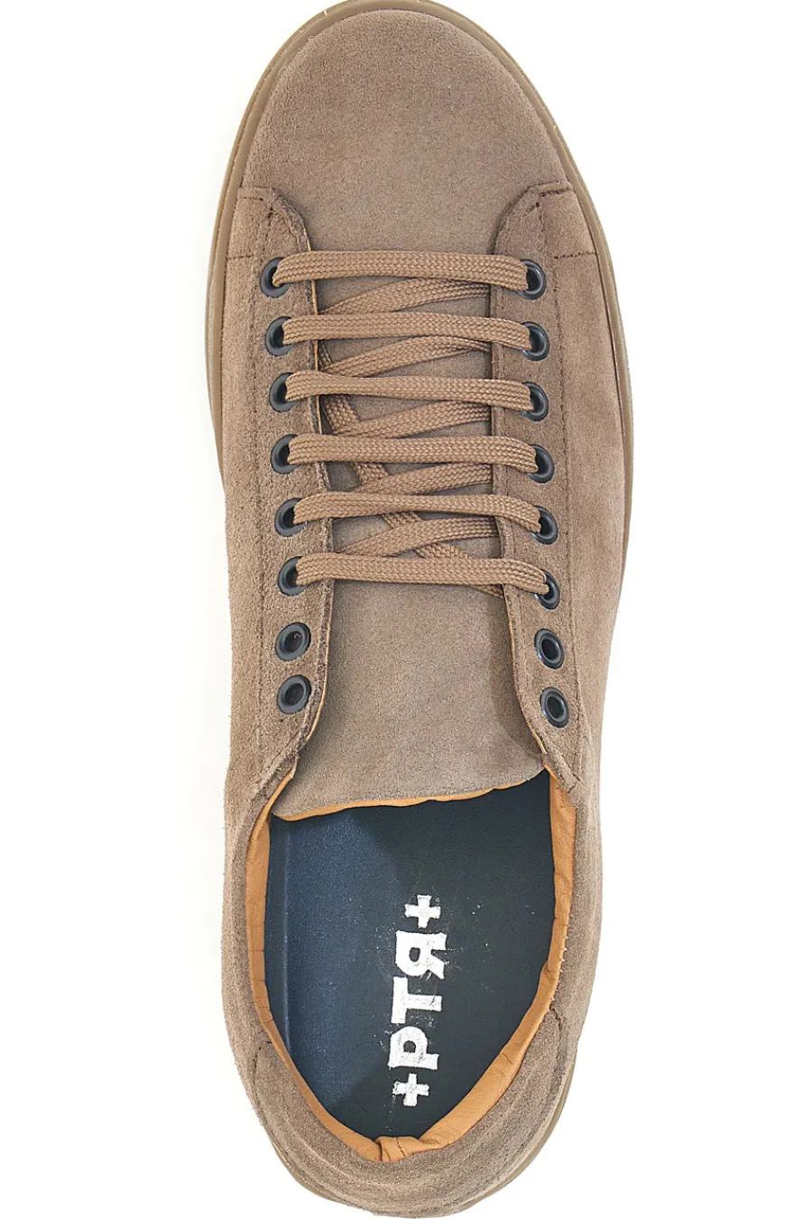 Uomo PTR Sneakers marroni in suede Made in Italy 3021