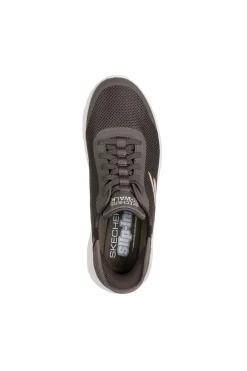Uomo SKECHERS Sneakers Marroni Go Walk Flex Hans Up