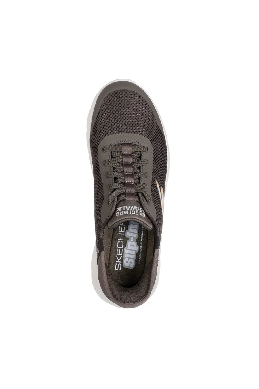 Uomo SKECHERS Sneakers Marroni Go Walk Flex Hans Up