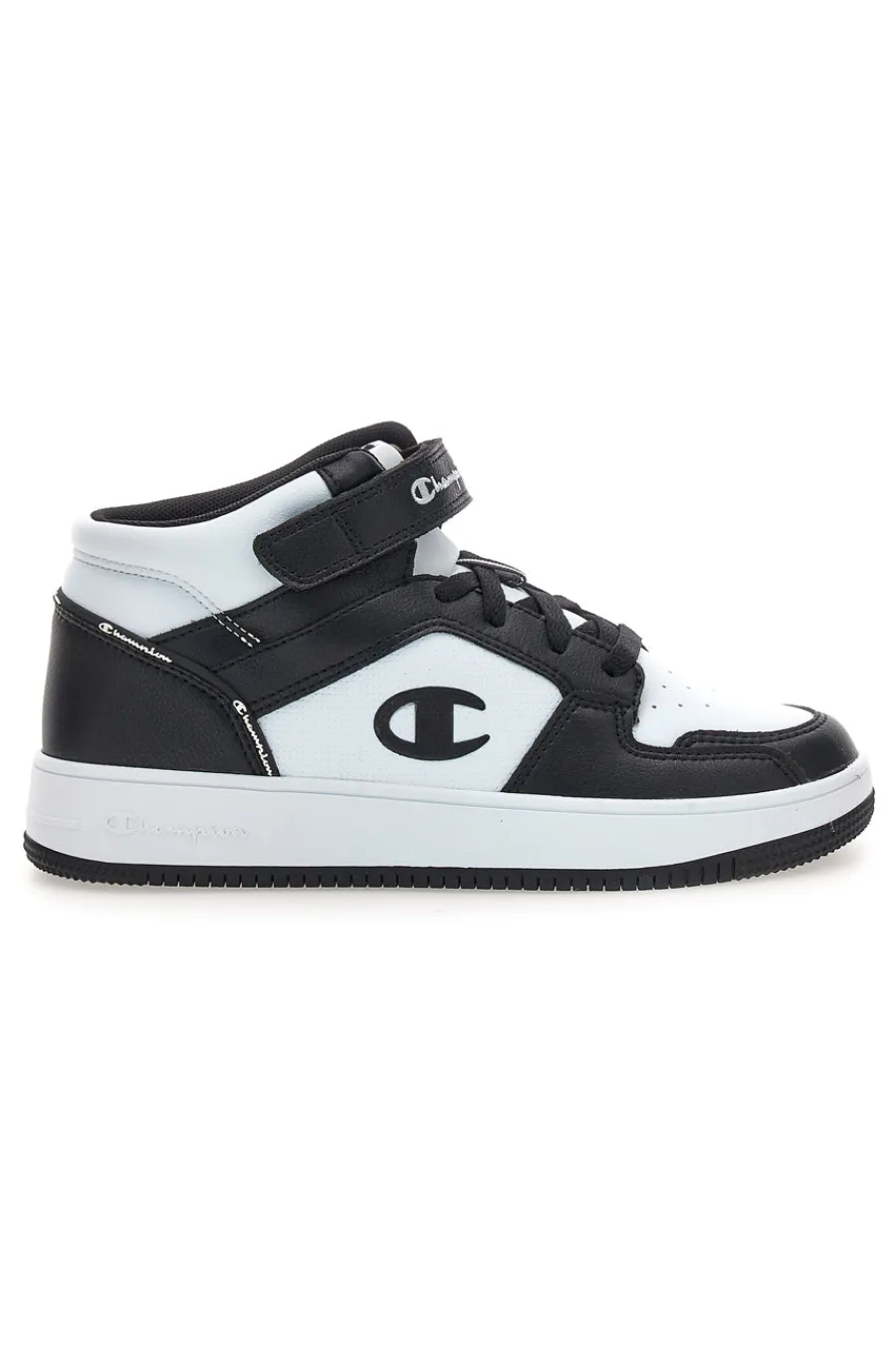 CHAMPION Sneakers mid bianche e nere con strappo RD18 2 MID B PS