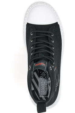 Uomo COTTON BELT Sneakers Mid Cut Dre Cvs Nere