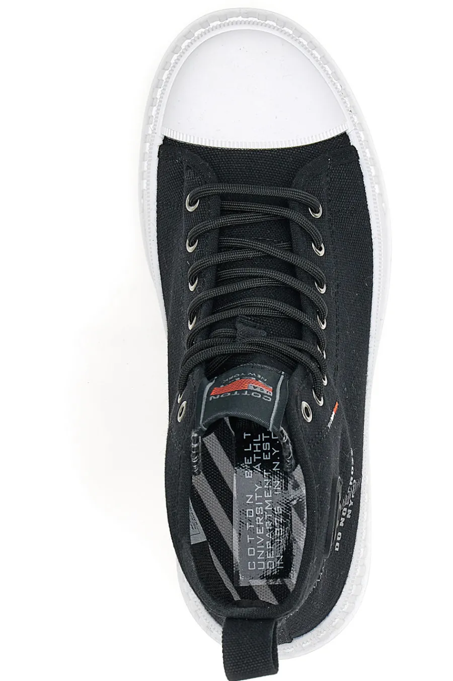 Uomo COTTON BELT Sneakers Mid Cut Dre Cvs Nere