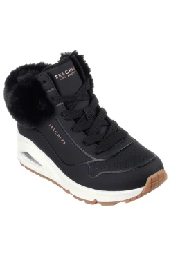 SKECHERS Sneakers Mid-Cut Nere Con Pelo Uno Fall Air