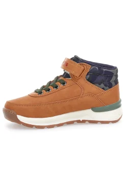 LEVI'S Sneakers mid marroni con dettagli camouflage Ascot Mini