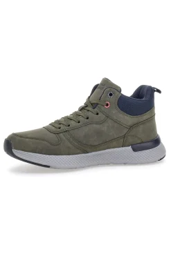 Uomo MARINA MILITARE Sneakers mid verdi con suola running MM2310