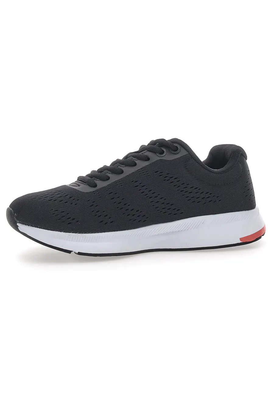 CHAMPION Sneakers Nere con Dettagli Corallo e Tomaia in Mesh JAUNT Clearance