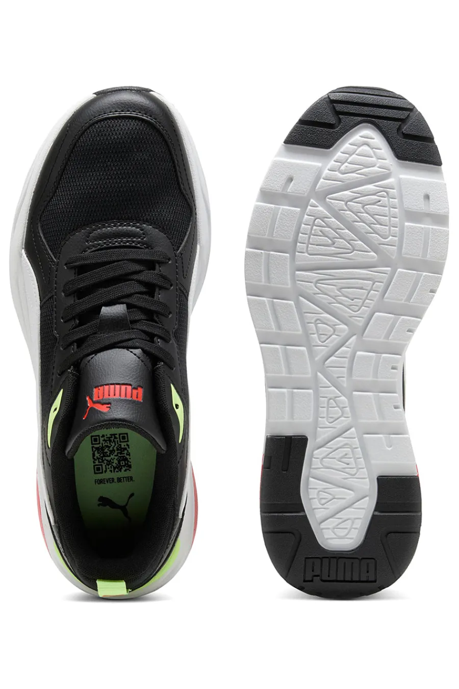 Uomo PUMA Sneakers nere con dettagli fluo e suola chunky Trinity 2 LT