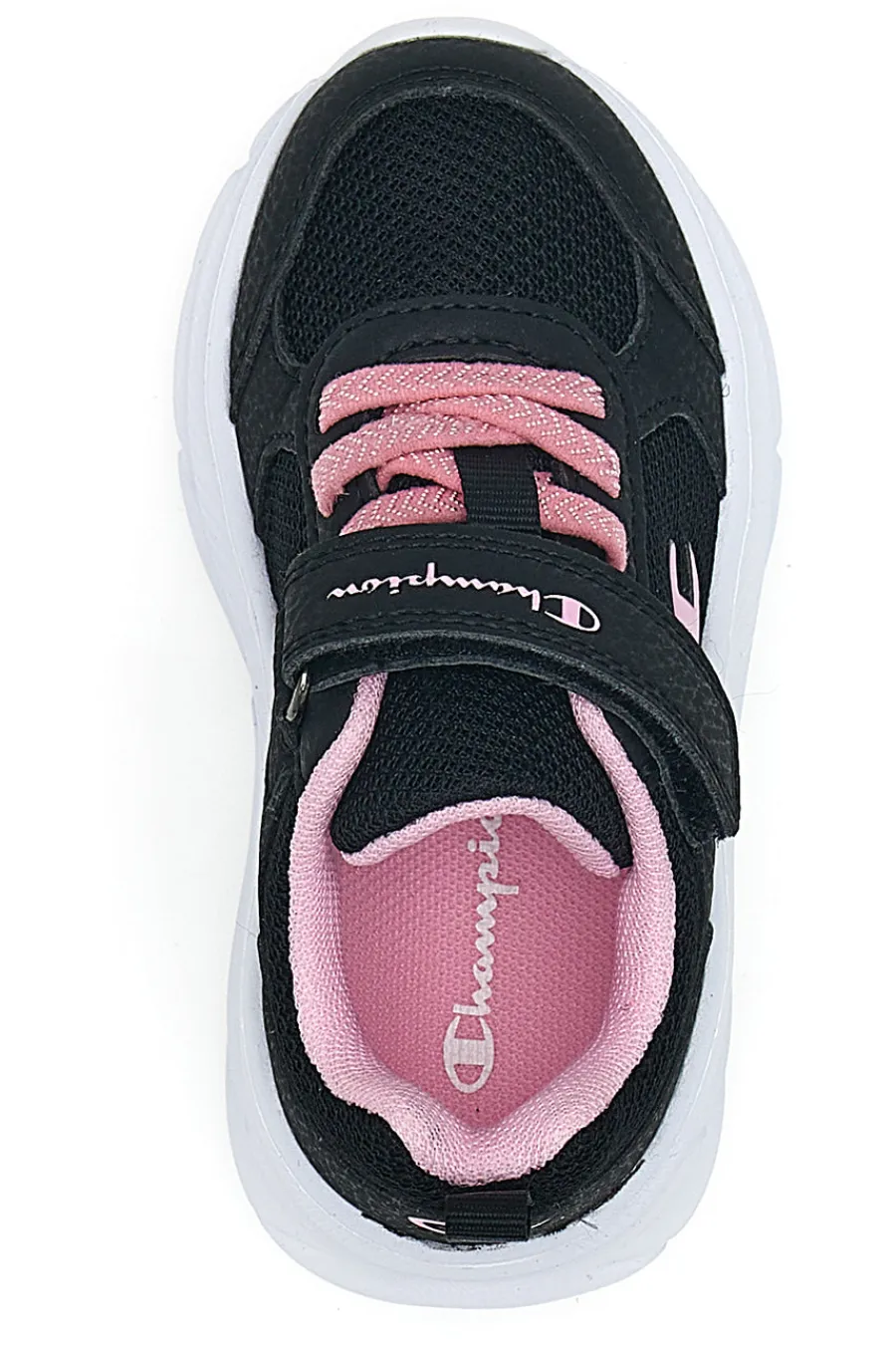 CHAMPION Sneakers nere con dettagli rosa e strappo HRO G TD Low Cut Shoe