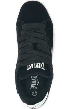 EVERLAST Sneakers nere con effetto velluto e profilo bianco EV087 Hot