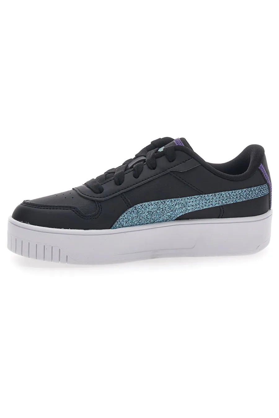 PUMA Sneakers Nere con Glitter Carina Street Deep Diva PS