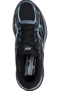 SKECHERS Sneakers nere con inserti silver Stamina Sport Slip-ins NERO Online