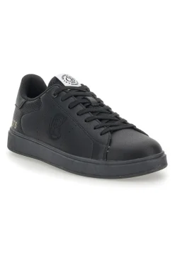Uomo COTTON BELT Sneakers nere con logo impresso GTZ 4.0 LTH