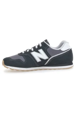 Uomo NEW BALANCE Sneakers Nere Con Pelle Scamosciata 373