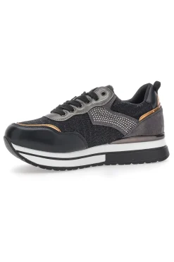 MISS PAPPALEA Sneakers Nere Con Platform 23011 NERO Outlet