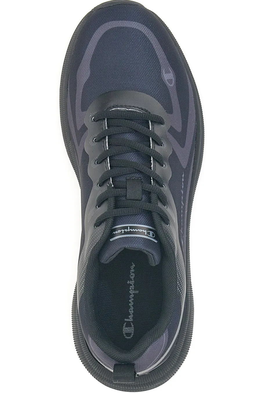 Uomo CHAMPION Sneakers nere con stampa grafica SYPHON SCRIPT 2
