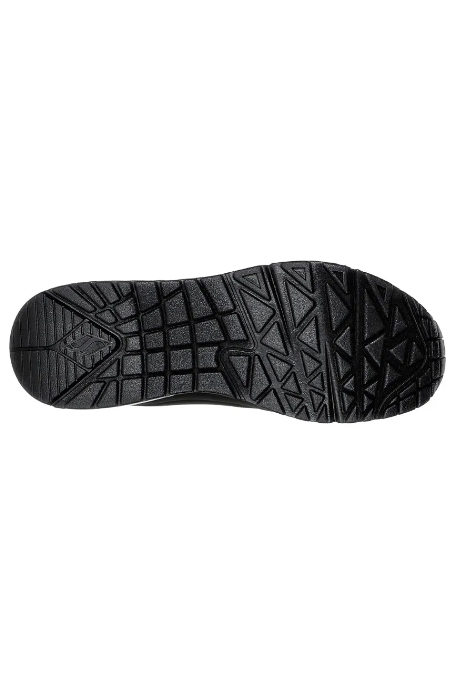 SKECHERS Sneakers nere con suola bianca e dettagli oro Uno Golden Air Outlet