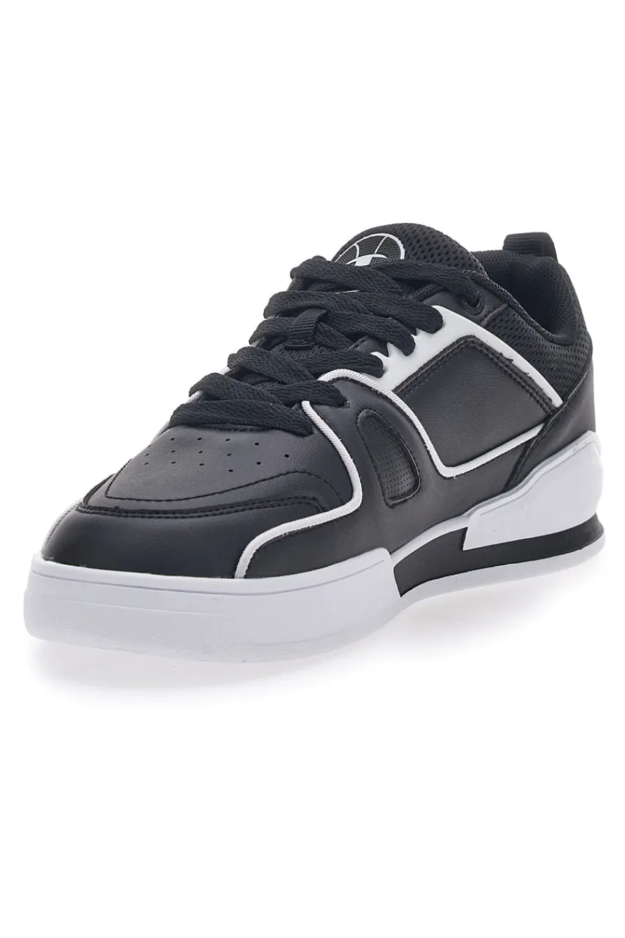 Uomo CHAMPION Sneakers Nere e Bianche 3 Point Low