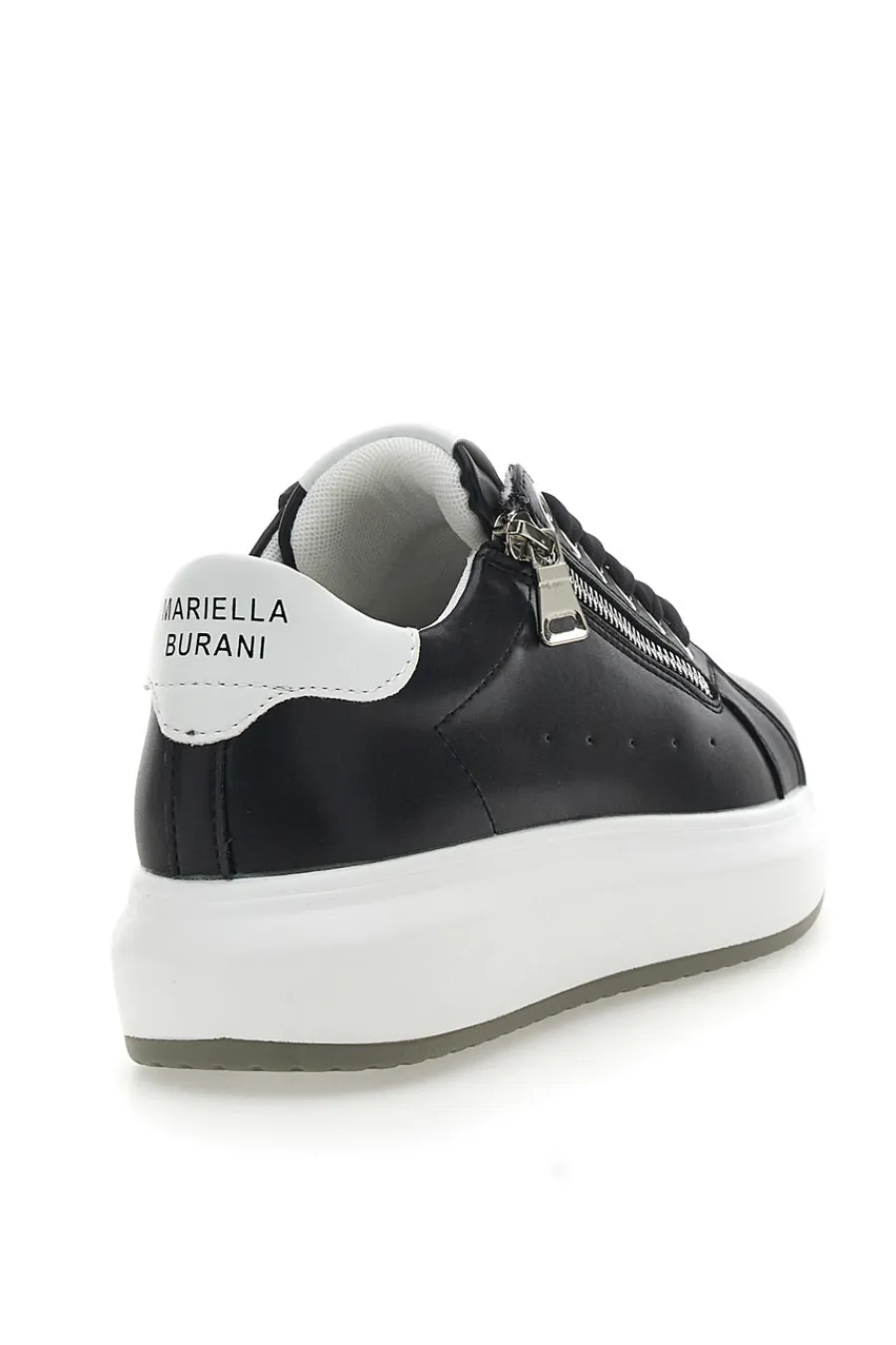 MARIELLA BURANI Sneakers Nere e Bianche con Cerniera 51011 Hot