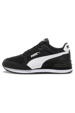 PUMA Sneakers nere e bianche in mesh ST Runner v4 Mesh Jr Sale