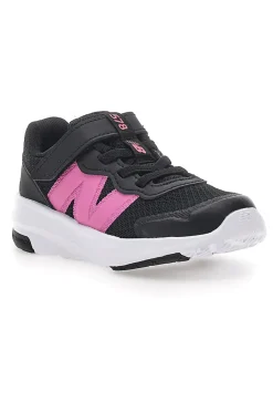 NEW BALANCE Sneakers nere e fucsia 578