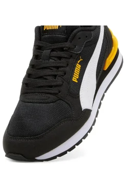 PUMA Sneakers Nere e Gialle St Runner V4 Mesh Jr