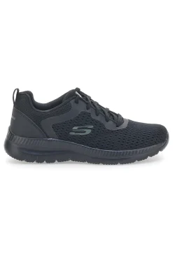 SKECHERS Sneakers nere in mesh con Memory Foam Bountiful Quick Path NERO Discount