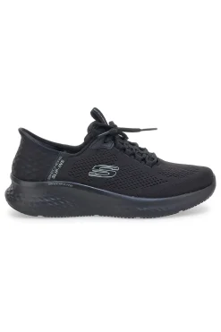 Uomo SKECHERS Sneakers Nere In Mesh Con Slip-Ins Skech-Lite Pro Primebase