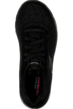 SKECHERS Sneakers nere in mesh floreale con soletta memory foam Dynamight 2.0 Homespun NERO Best