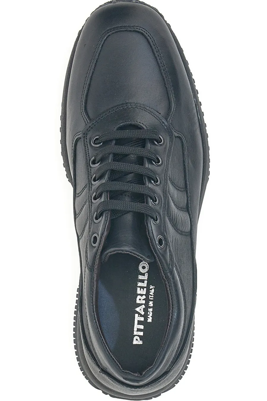 Uomo PITTARELLO Sneakers nere in pelle con suola comfort 2920