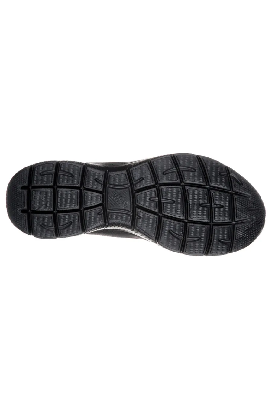 SKECHERS Sneakers nere in pelle e mesh con soletta memory foam Summits Suited NERO New