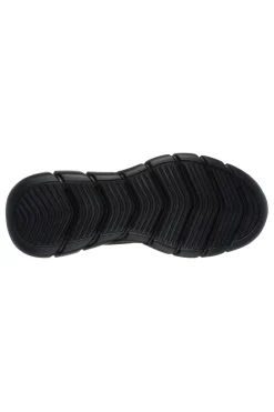 Uomo SKECHERS Sneakers nere knit ammortizzate Bobs B Flex Chill Edge