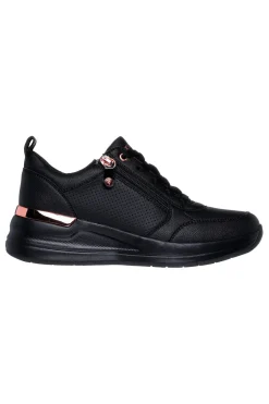 SKECHERS Sneakers nere lavabili con zip e Memory Foam Billion 2 Side Door