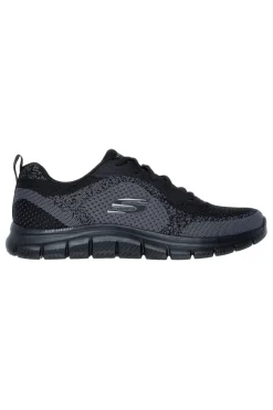 Uomo SKECHERS Sneakers nere leggere in mesh Track Glendor