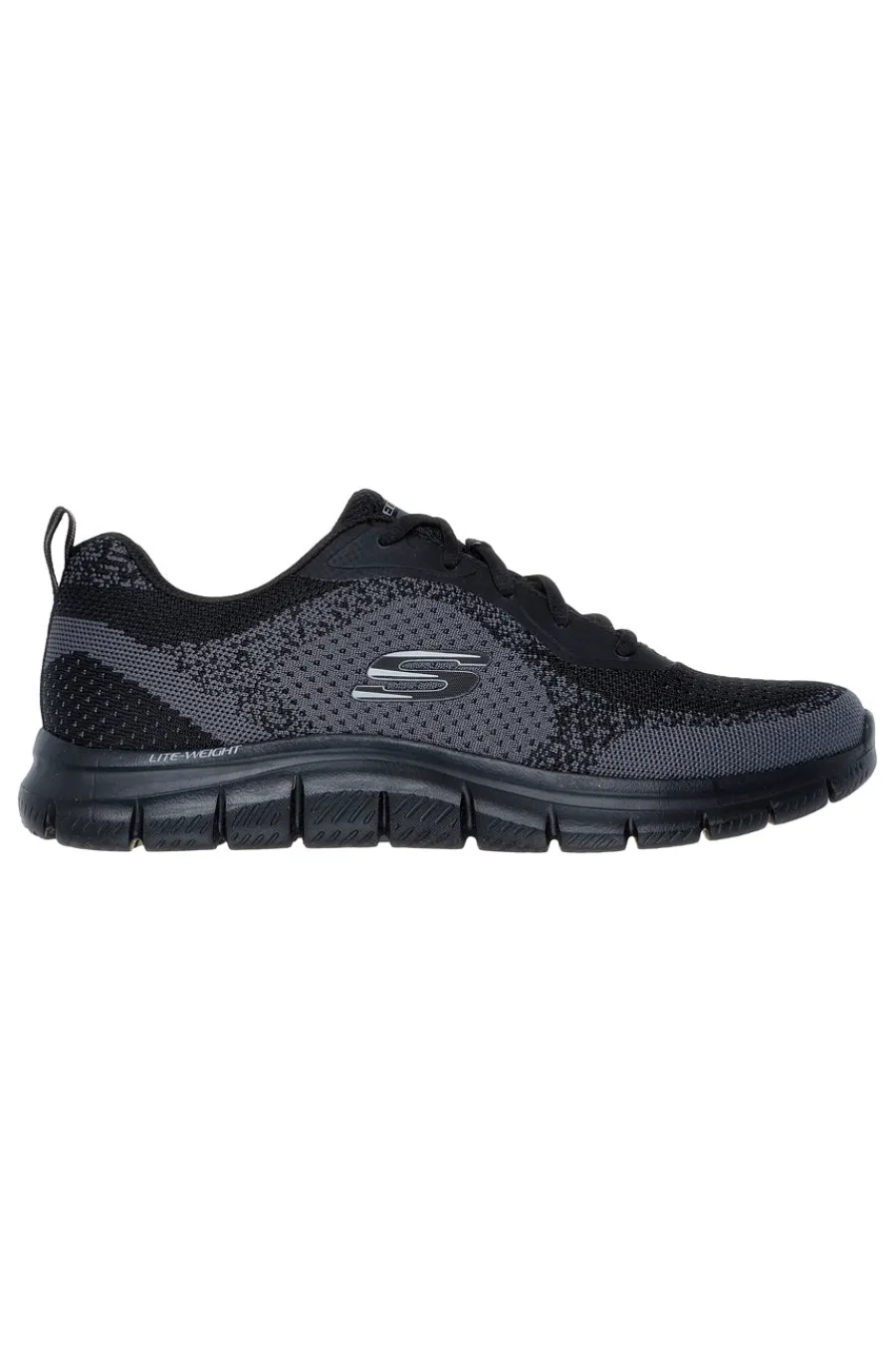 Uomo SKECHERS Sneakers nere leggere in mesh Track Glendor