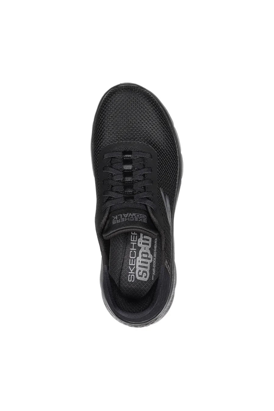 SKECHERS Sneakers Nere Hands Free Slip-ins GO WALK Flex - Grand Entry NERO