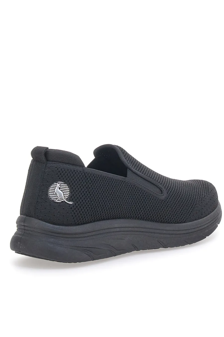 Uomo CANGURO Sneakers Nere Slip On con Tomaia in Mesh CA1232