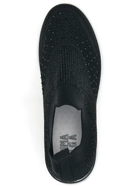 Donna PRIMA RIGA Sneakers Nere Slip-On 433