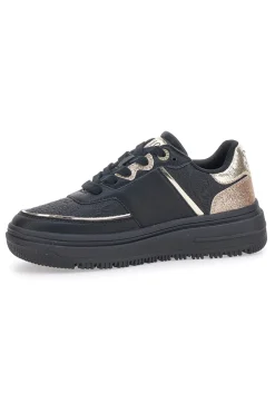 Donna SOLO SOPRANI Sneakers Nere Soprani Sport City Mirror Glitter