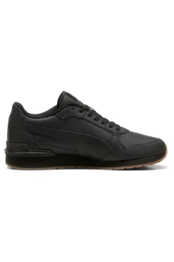 Uomo PUMA Sneakers nere total black con soletta SoftFoam+ ST Runner v4 L