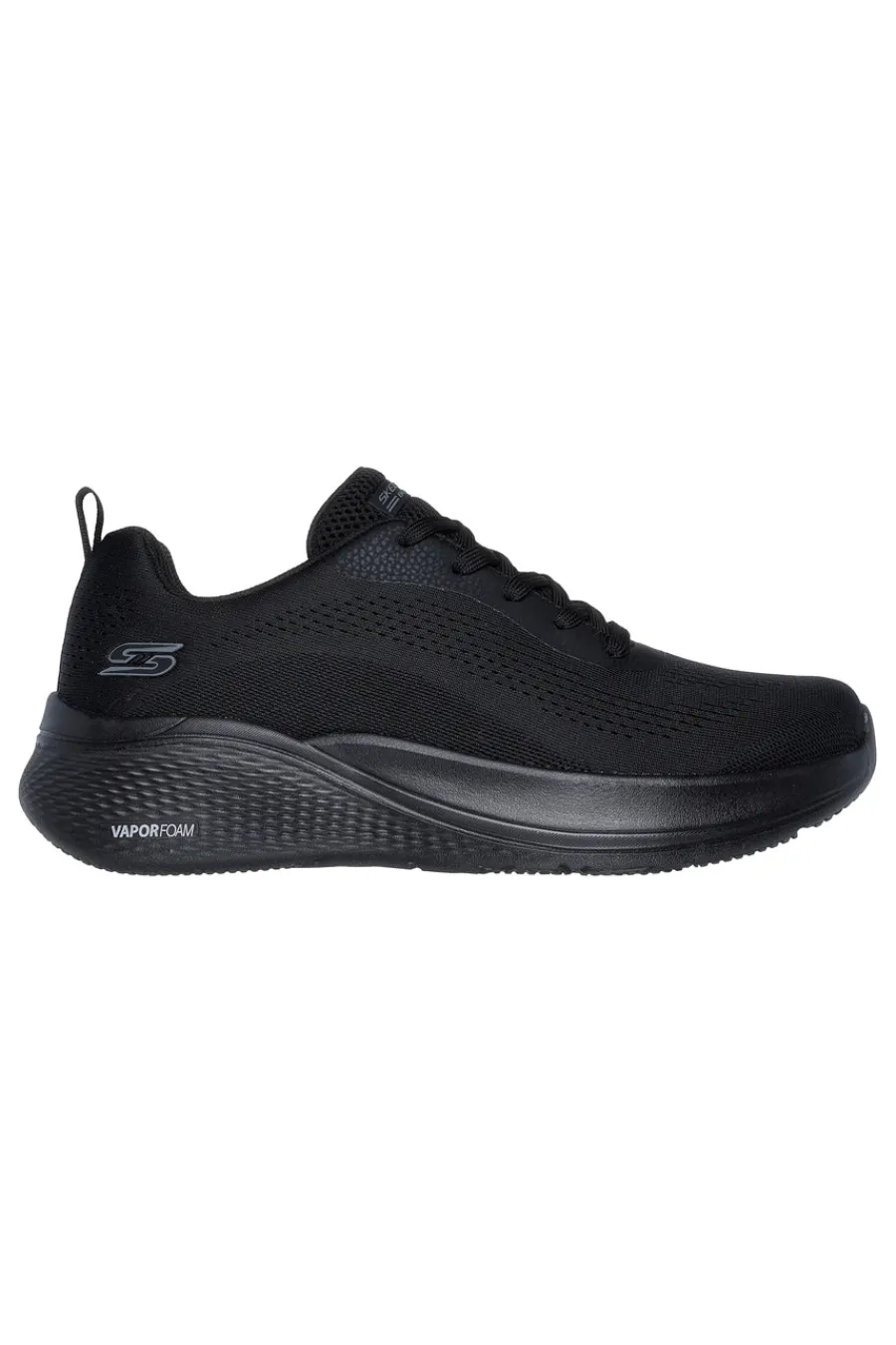 Uomo SKECHERS Sneakers Nere Vegan Con Memory Foam Bobs Infinity Vapor Exact