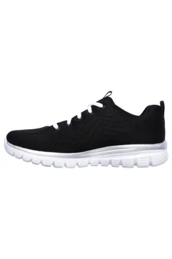 Donna SKECHERS Sneakers Nero da Donna Graceful Get Connected