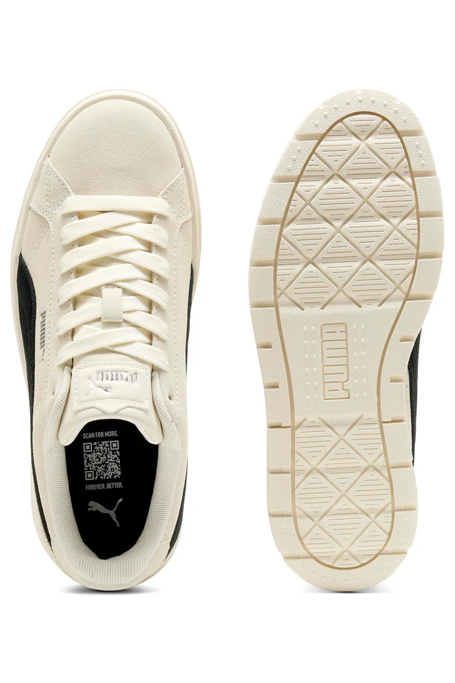 PUMA Sneakers panna platform con suola chunky Karmen II Clearance